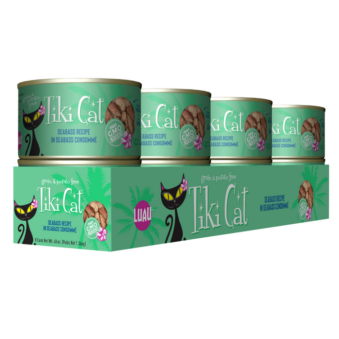 Tiki Cat Luau Grain Free Seabass Canned Cat Food