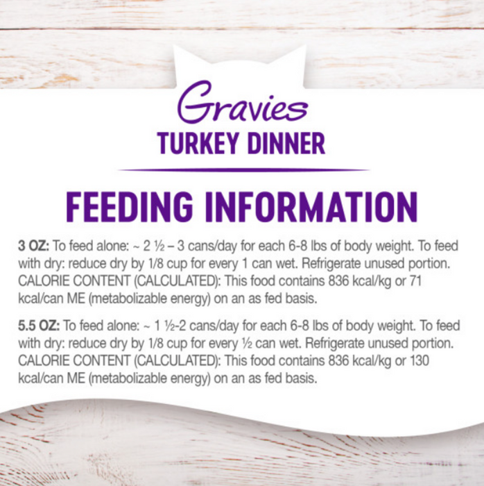 Wellness Natural Grain Free Gravies Turkey Dinner Canned Cat Food