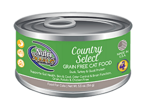 NutriSource Grain Free Country Select Canned Cat Food