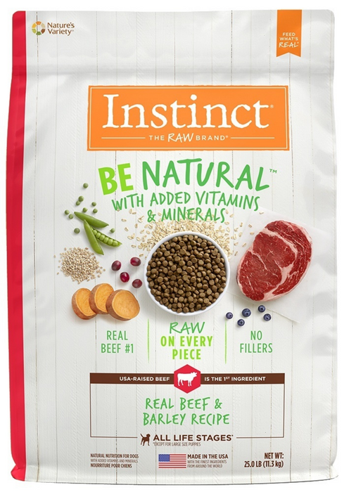 Instinct Be Natural Real Beef & Barley Dry Dog Food