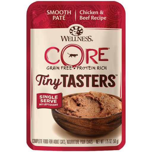 Wellness CORE Tiny Tasters Chicken & Beef Pate Wet Cat Food