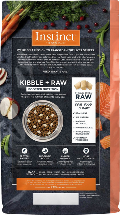 Instinct Raw Boost Grain Free Real Salmon Recipe Dog Food