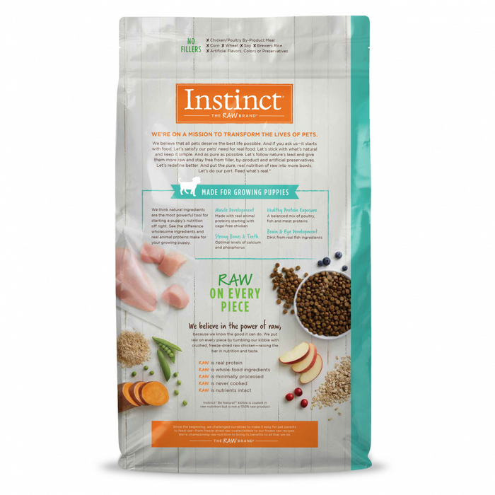 Instinct Be Natural Puppy Chicken & Brown Rice Recipe Dry Dog Food