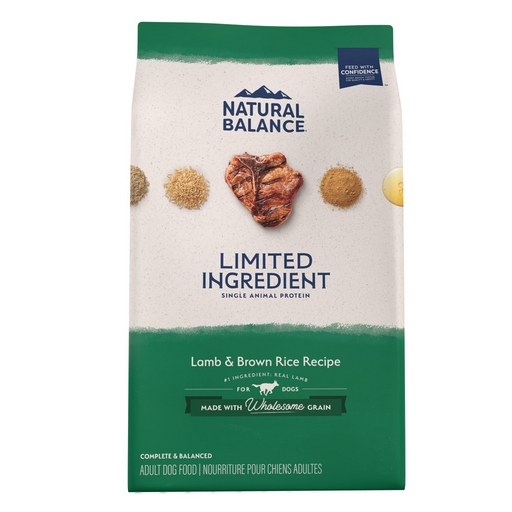 Natural Balance Limited Ingredient Lamb & Brown Rice Recipe Dry Dog Food