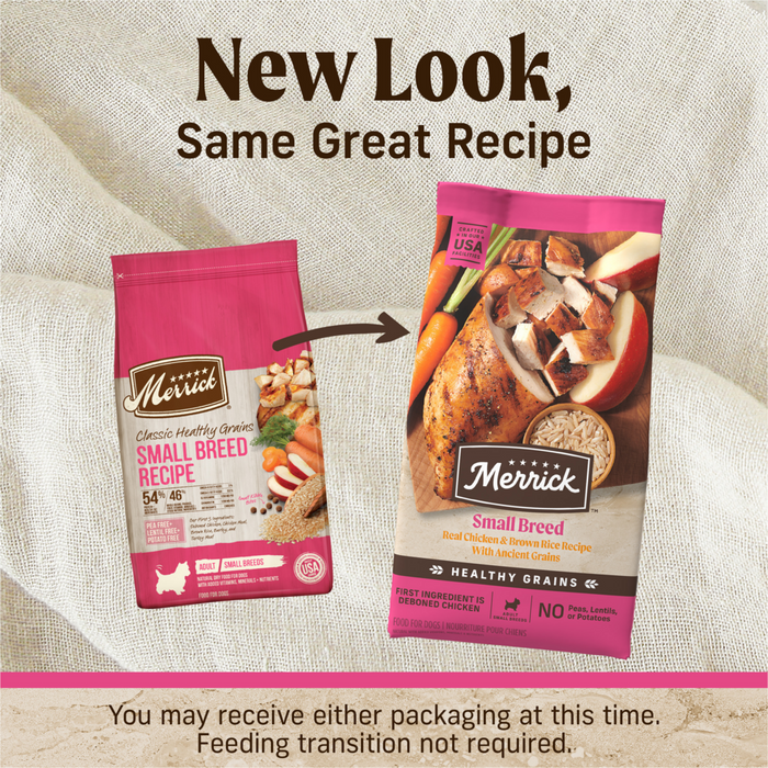 Merrick Classic Healthy Grains Small Breed Recipe Dry Dog Food