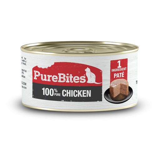 PureBites 100% Pure Chicken Pate Cat Treat