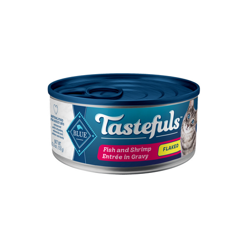 Blue Buffalo Tastefuls Adult Flaked Fish & Shrimp Entree in Gravy Wet Cat Food