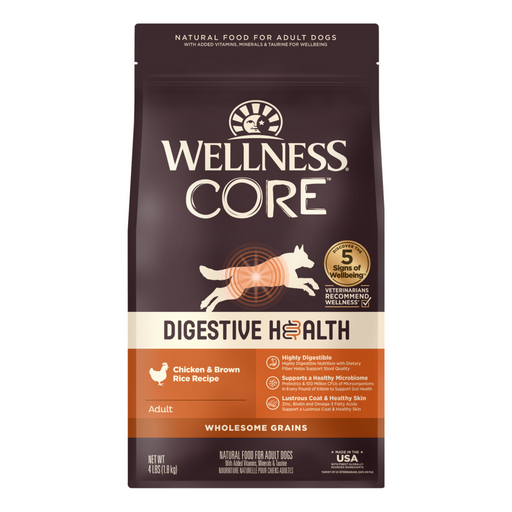 Wellness Core Digestive Health Chicken Recipe Dry Dog Food