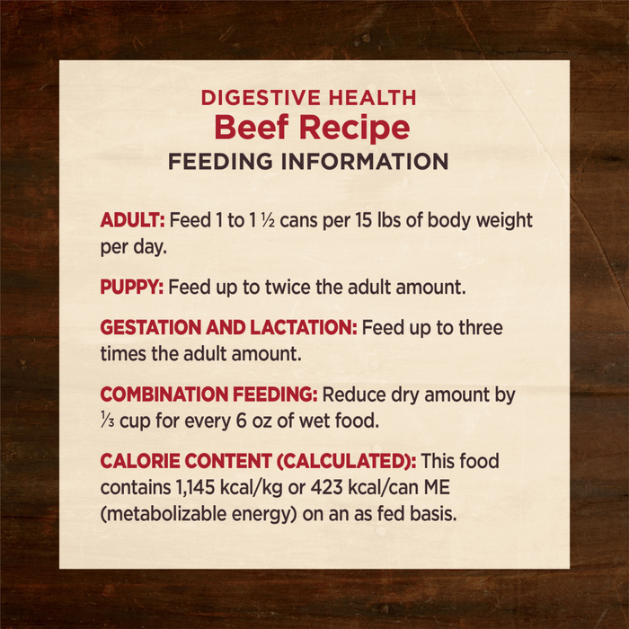 Wellness Core Digestive Health Grain Free Beef Recipe Canned Dog Food