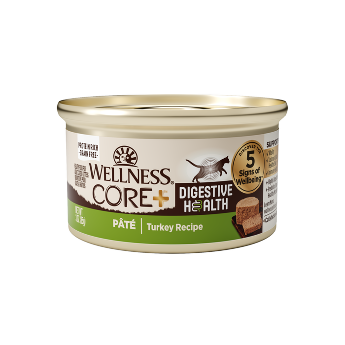 Wellness Core Digestive Health Turkey Pate Recipe Canned Cat Food