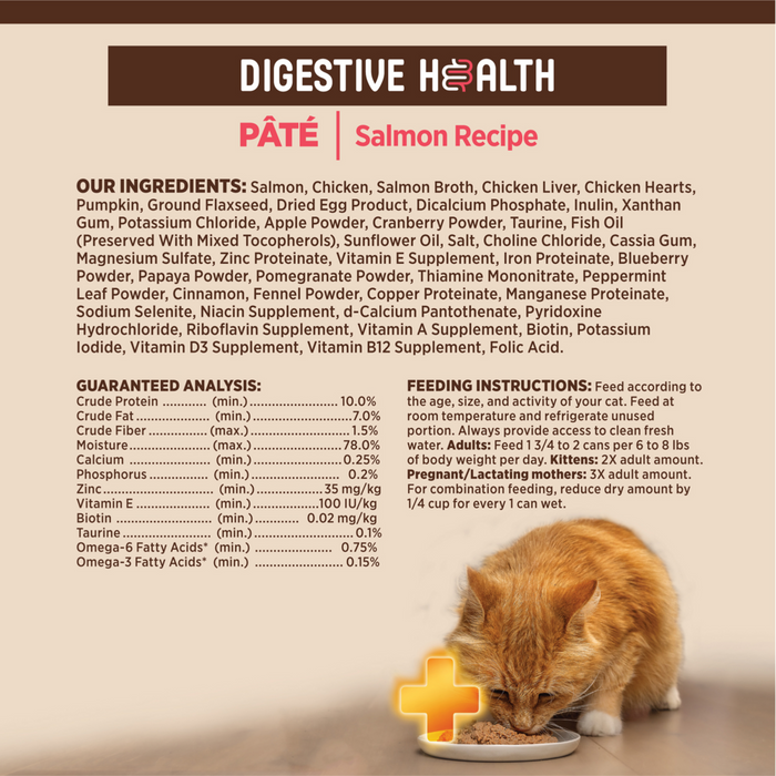 Wellness Core Digestive Health Salmon Pate Recipe Canned Cat Food