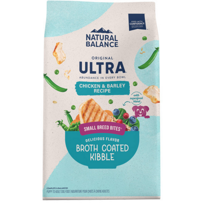 Natural Balance Original Ultra All Life Stage Chicken & Barley Small Breed Bites Recipe Dry Dog Food