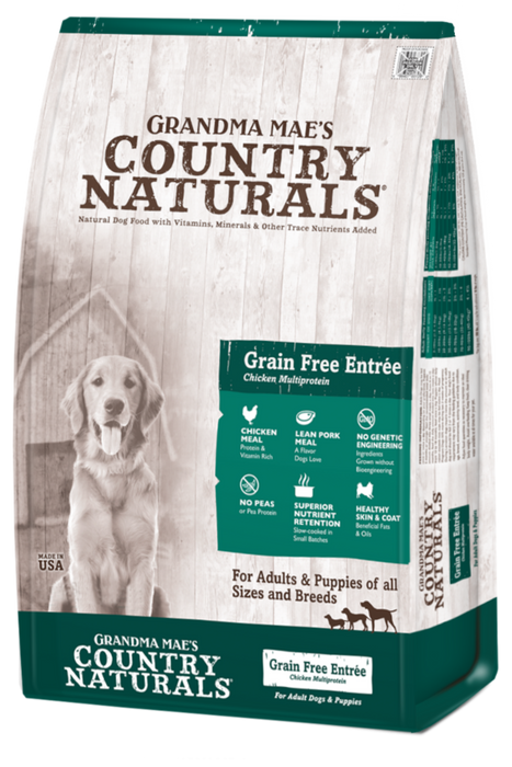 Grandma Mae's Country Naturals Grain Free Multiprotein Dry Food for Dogs