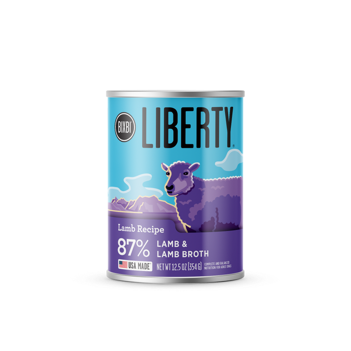 BIXBI LIBERTY Lamb Recipe Canned Wet Dog Food