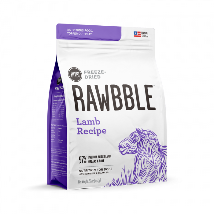 BIXBI Rawbble Freeze Dried  Lamb