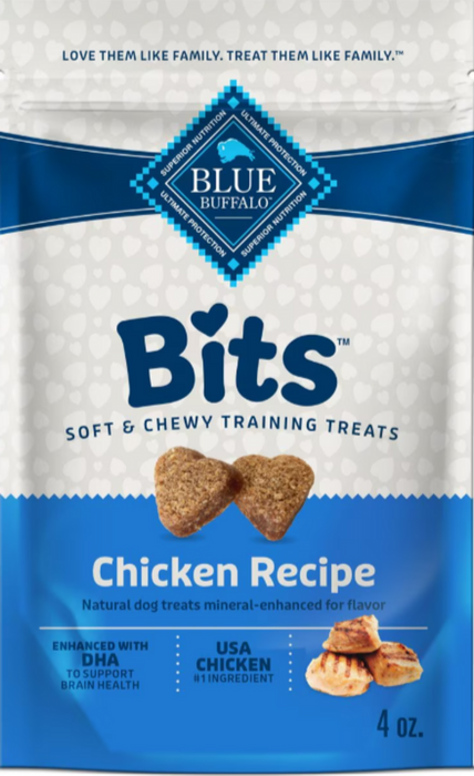 Blue Buffalo Bits Tasty Chicken Natural Soft-Moist Training Treats