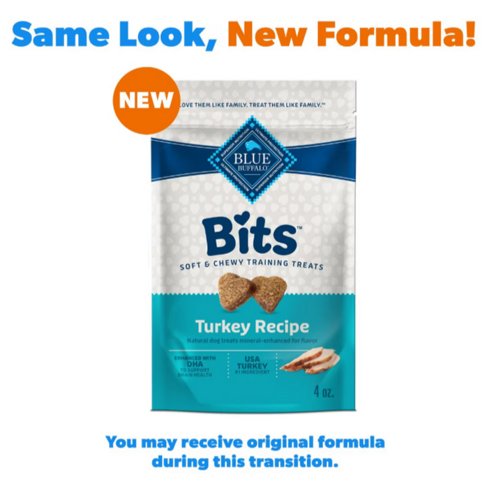 Blue Buffalo Bits Tempting Turkey Natural Soft-Moist Training Treats