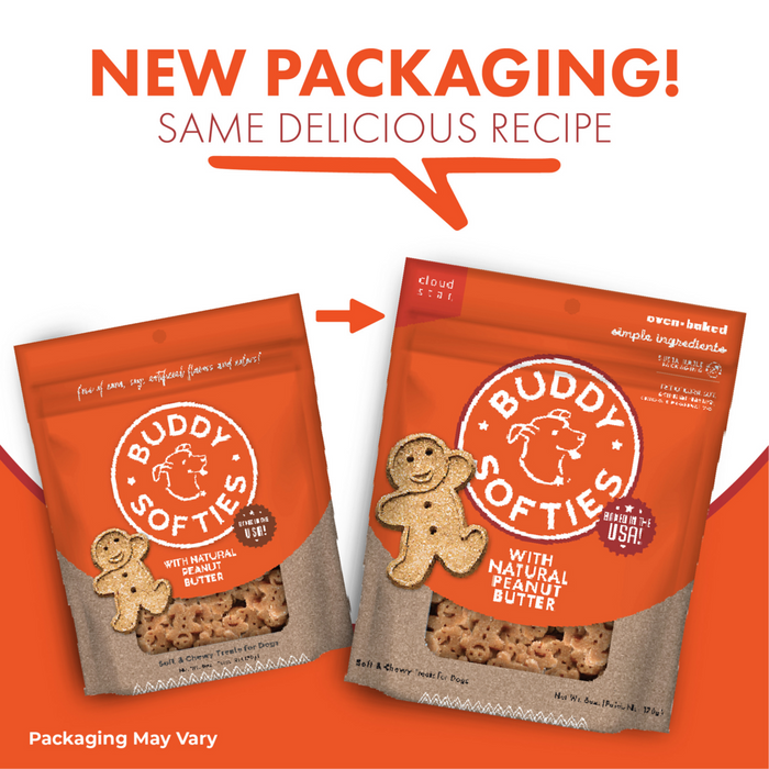 Buddy Biscuits Softies Soft and Chewy Peanut Butter Dog Treats