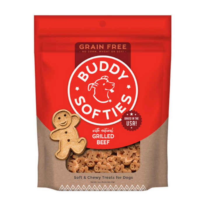 Buddy Biscuits Softies Soft & Chewy Grain Free Beef Dog Treats