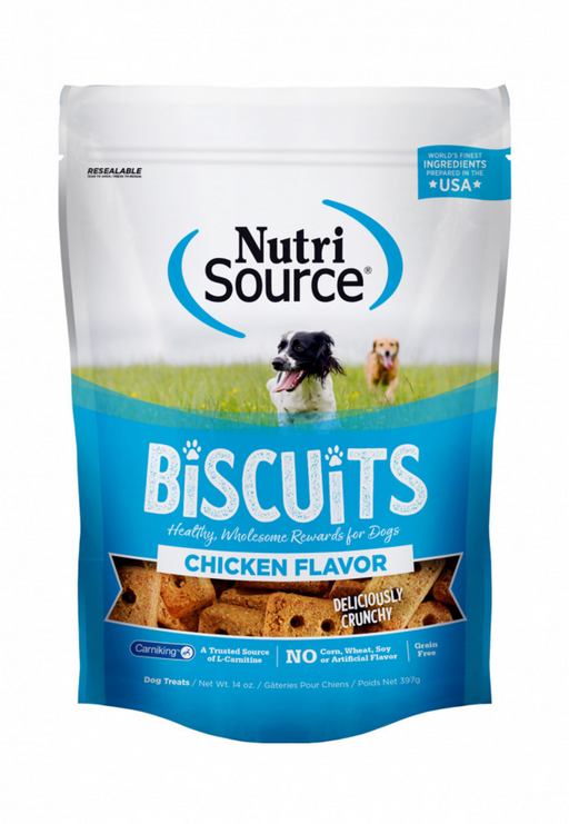 NutriSource Grain Free Chicken Biscuits Dog Treats