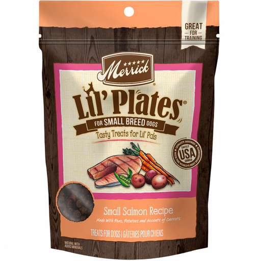 Merrick Lil' Plates Grain Free Small Salmon Dog Treats