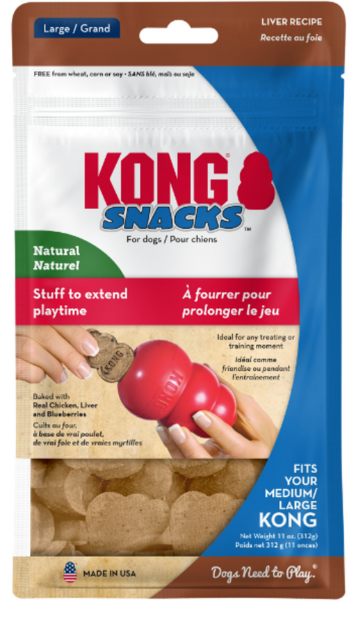 KONG Stuff'N Snacks Liver Recipe Dog Treats