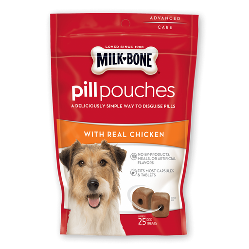 Milk-Bone Pill Pouches with Real Chicken for Dogs