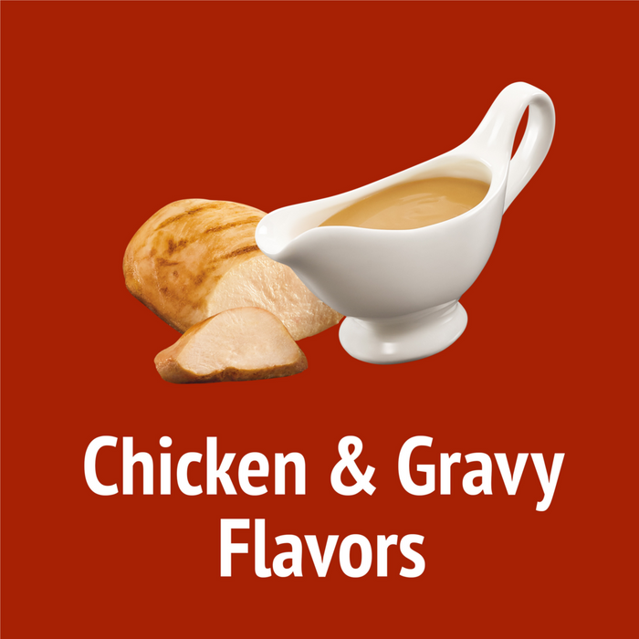 Friskies Party Mix Crunch Gravylicious Chicken & Gravy Flavors Cat Treats