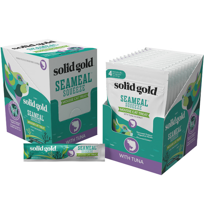 Solid Gold Seameal Squeeze Tuna Grain-Free Cat Treat