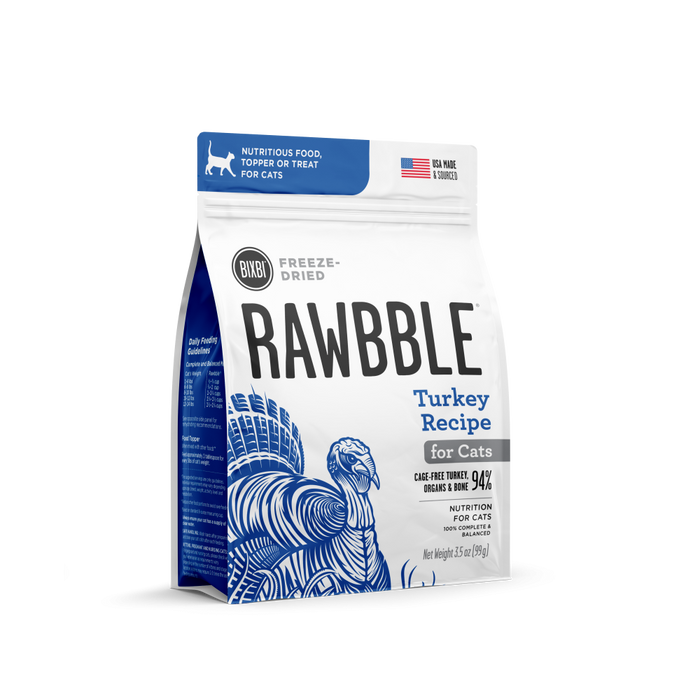 BIXBI RAWBBLE Turkey Freeze Dried for Cats