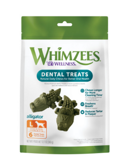 Whimzees Alligator Dental Dog Treats