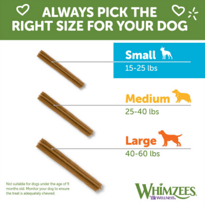 Whimzees Dental Chew Variety Pack Dog Treats