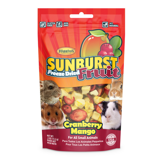 Higgins Sunburst Freeze Dried Fruit Cranberry Mango Treat