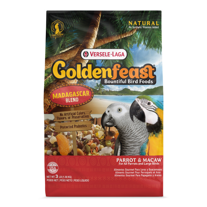 Higgins Versele-Laga Goldenfeast Madagascar Blend for Parrots & Macaws