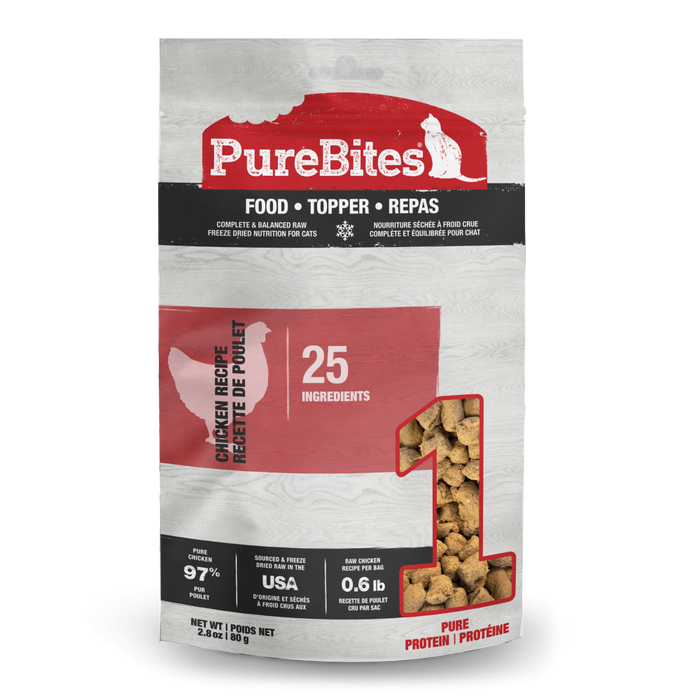 PureBites Cat Food Topper Chicken Recipe