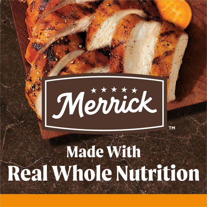 Merrick Premium Grain Free Dry Adult Dog Food Wholesome And Natural Kibble With Real Chicken And Sweet Potato