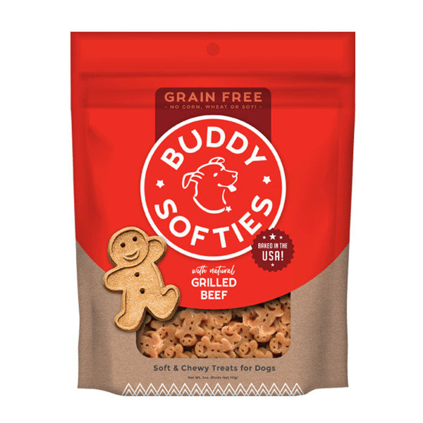 Buddy Biscuits Softies Soft & Chewy Grain Free Beef Dog Treats