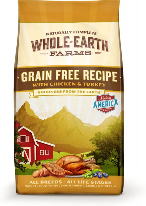 Whole Earth Farms Grain Free Recipe with Chicken and Turkey Dry Dog Food