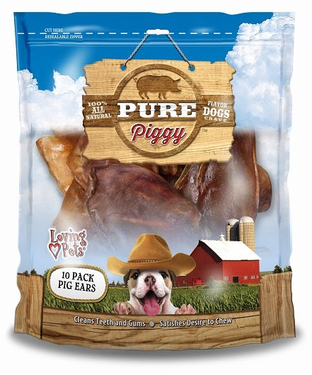 Loving Pets Pure Piggy Pig Ears