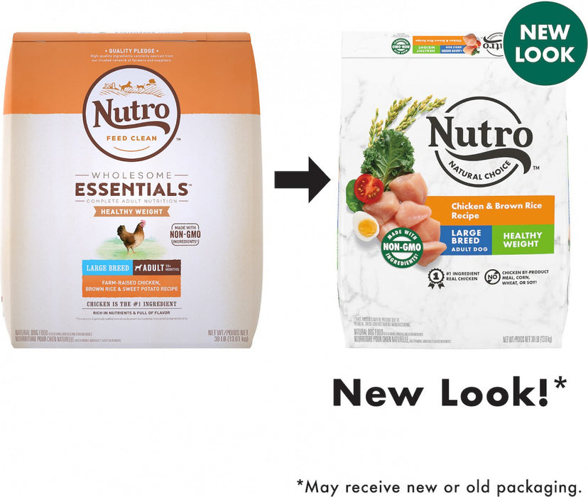 Nutro Wholesome Essentials Healthy Weight Large Breed Adult Farm-Raised Chicken, Rice & Sweet Potato Dry Dog Food