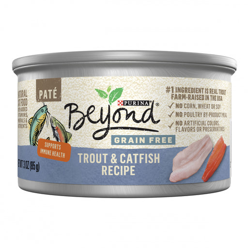 Purina Beyond Grain-Free Trout & Catfish Pate Recipe Canned Cat Food