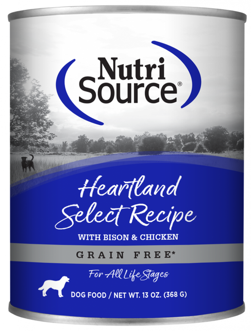 NutriSource Grain Free Heartland Select Formula Canned Dog Food