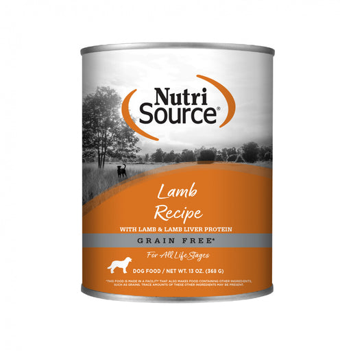 NutriSource Grain Free Lamb Formula Canned Dog Food