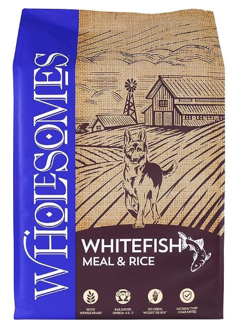Wholesomes Fish Meal & Rice Recipe Dry Dog Food