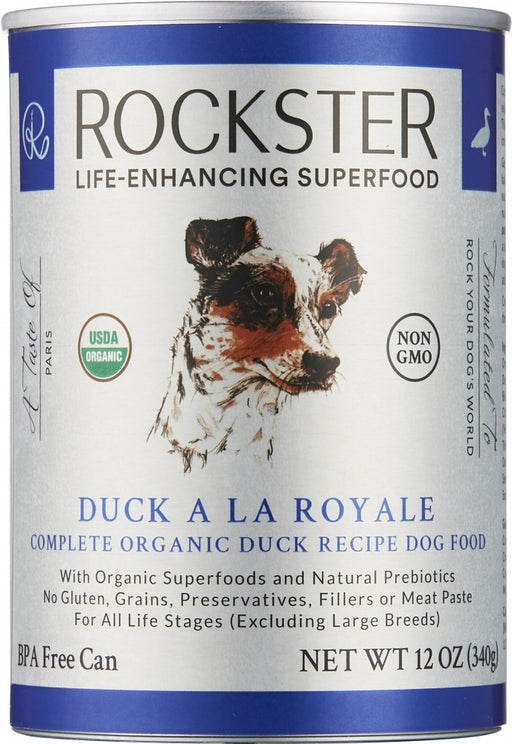 Rockster Duck A La Royale Complete Organic Duck Recipe Canned Dog Food