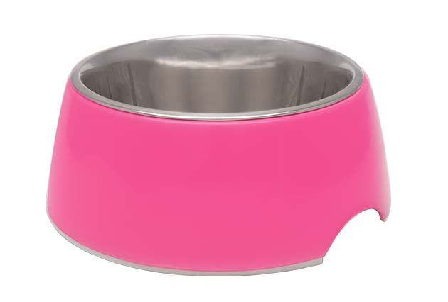 Loving Pets Hot Pink Retro Bowl
