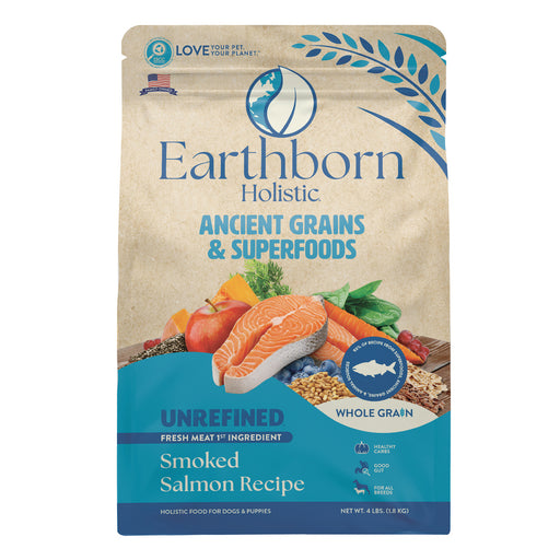 Earthborn Holistic Unrefined Smoked Salmon with Ancient Grains & Superfoods Dry Dog Food