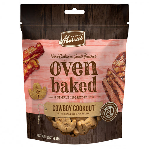 Merrick Oven Baked Cowboy Cookout Beef & Bacon Dog Treats