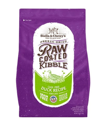 Stella & Chewy's Raw Coated Kibble Cage Free Duck Recipe Dry Cat Food