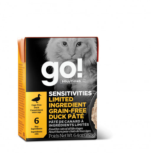 Petcurean Go! Sensitivities Limited Ingredient Grain Free Duck Pate Wet Cat Food